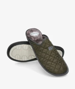 Zapatillas de casa Bio Relax 1448 en caki