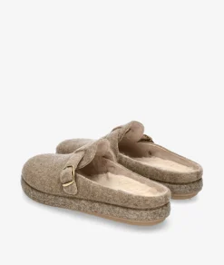 Zapatillas de casa Bio Relax 12079 en beige