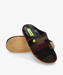 Zapatillas de casa Hot potatoes SEBEKA en burdeos