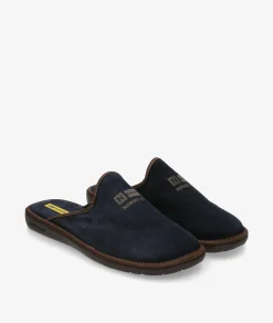 Zapatillas de casa Nordikas 236/F en serraje azul