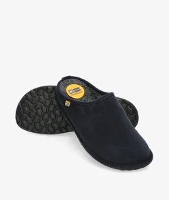 Zapatillas de casa Nordikas 2217 en serraje azul