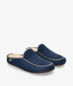 Zapatillas de casa Nordikas 2195 en azul marino