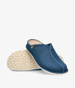 Zapatillas de casa Nordikas 1945 en azul marino