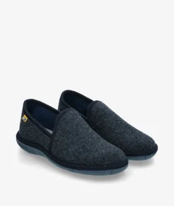 Zapatillas de casa Nordikas 2631 en azul marino