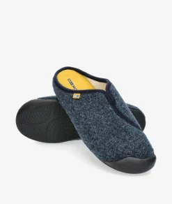 Zapatillas de casa Nordikas 9925/N en azul marino