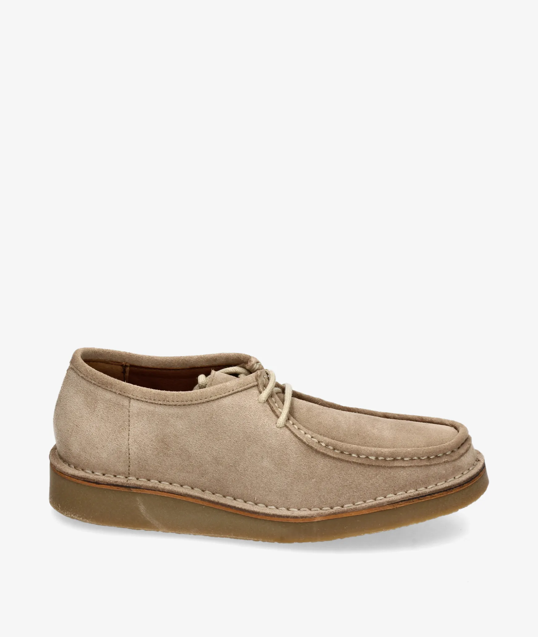 Zapato tipo wallabee Kénnebec 01-WALABEE en serraje piedra