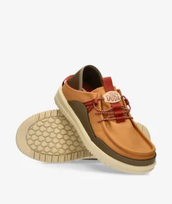 Zapatos casual Dude BRADLEY BLIPPER NYLON en camel