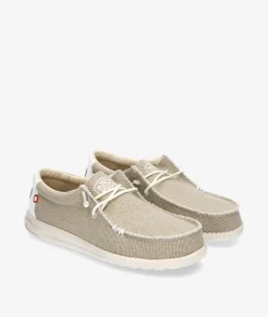 Zapatos casual Dude WALLY BRAIDED en beige