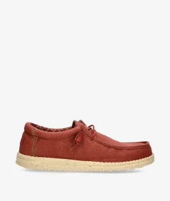 Zapatos casual Dude WALLY STRETCH CANVAS en teja