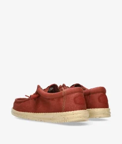 Zapatos casual Dude WALLY STRETCH CANVAS en teja