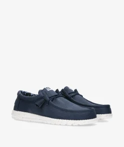 Zapatos casual Dude WALLY STRETCH CANVAS en azul marino
