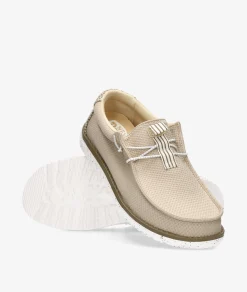Zapatos casual Dude WALLY MESH NEUTRALS en beige