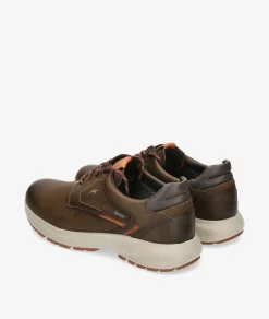 Zapatos casual Fluchos F2067 en nobuck marrón