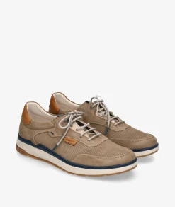 Zapatos casual Fluchos F2210 en nobuck taupe