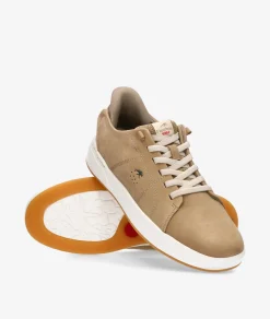 Zapatos casual Fluchos F2378 en nobuck camello