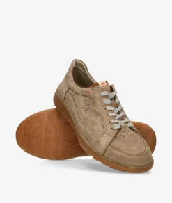 Zapatos casual Fluchos F2220 en nobuck taupe