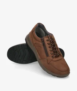 Zapatos casual LUISETTI 39403 NO en nobuck líbano