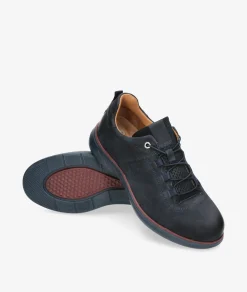 Zapatos casual pabloochoa.shoes 883 en nobuck azul