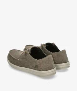 Zapatos casual Skechers 66384 en topo