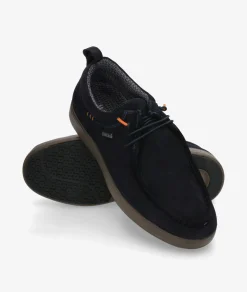 Zapatos casual St. Gallen POLI-01 en serraje azul