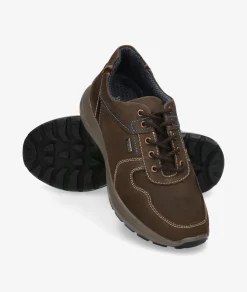 Zapatos casual St. Gallen SAXO-01 en nobuck marrón