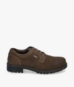 Zapatos casual St. Gallen CITY-01 en nobuck marrón