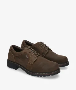Zapatos casual St. Gallen CITY-01 en nobuck marrón