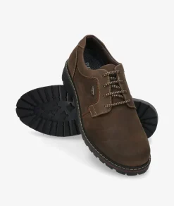 Zapatos casual St. Gallen CITY-01 en nobuck marrón