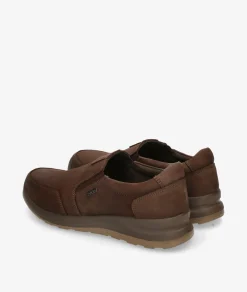 Zapatos casual St. Gallen NETO-02 en nobuck marrón