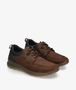 Zapatos casual St. Gallen NETO-01 en nobuck marrón