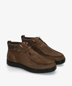 Zapatos casual St. Gallen POLI-02 en serraje taupe