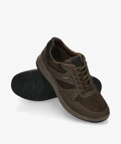 Zapatos casual St. Gallen NETO-03 en nobuck marrón