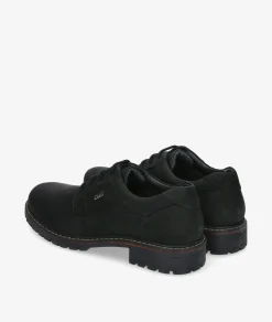 Zapatos casual St. Gallen CITY-01 en nobuck negro