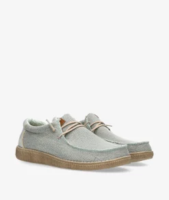 Zapatos casual Walk in Pitas WP150 STEVE en verde