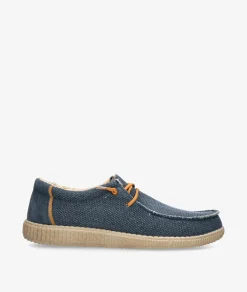 Zapatos casual Walk in Pitas WP150 STEVE en azul marino