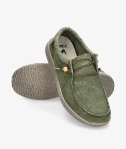 Zapatos casual Walk in Pitas WP150 WALLABY WASHED en caki
