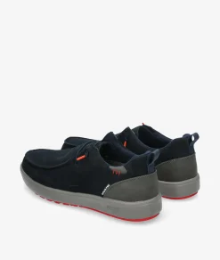 Zapatos casual Walk in Pitas ARAL en serraje azul