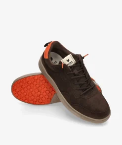 Zapatos casual Walk in Pitas KUME en serraje marrón