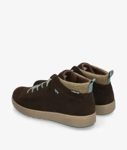 Zapatos casual Walk in Pitas AUSTIN en serraje marrón