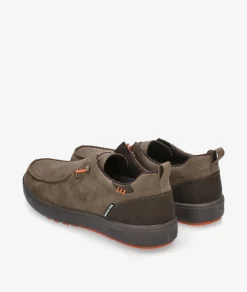 Zapatos casual Walk in Pitas ARAL en serraje taupe