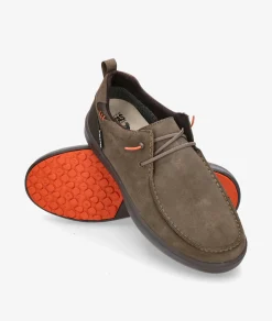 Zapatos casual Walk in Pitas ARAL en serraje taupe