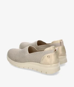 Zapatos confort Amarpies 30034 en beige