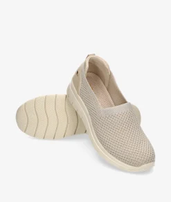 Zapatos confort Amarpies 30034 en beige