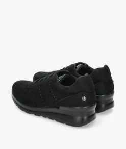 Zapatos confort Amarpies 27000 en negro