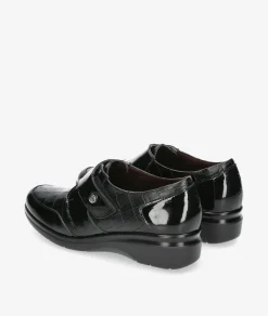 Zapatos confort Pitillos 10025 en negro