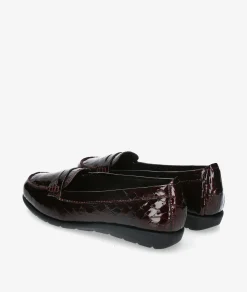 Zapatos confort St. Gallen ABRIL 20-10-15539 en coco burdeos