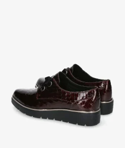 Zapatos confort St. Gallen ADELE 18-10-11727 en coco burdeos