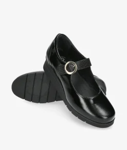 Zapatos confort Valeria´s 1522 en charol negro