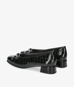 Zapatos de vestir Pitillos 10113 en charol negro