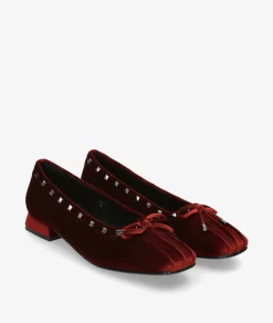 Zapatos de vestir Stephen Allen LAUR-6 11558-C30 en BURDEOS TERCIOPELO